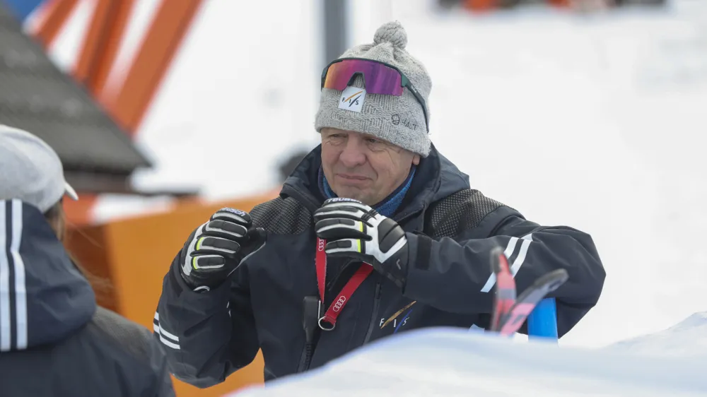 direktor svetovnega pokala Peter Gerdol- 07.01.2024 - Kranjska Gora - 60. Zlata lisica 2024 - svetovni pokal v alpskem ženskem smučanju – slalom - //FOTO: Luka Cjuha