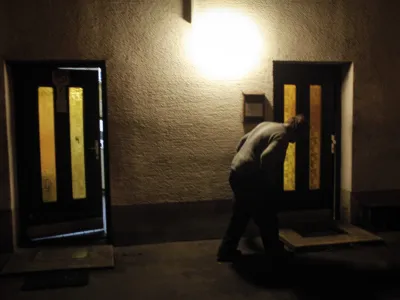 ﻿- 18.12.2014 - Zavetišče za brezdomce, Poljanska cesta 45 - razdeljevalnica hrane v centru za brezdomce na Poljanski cesti, revščina - brezdomci <br><br><br><br>//FOTO: Luka Cjuha