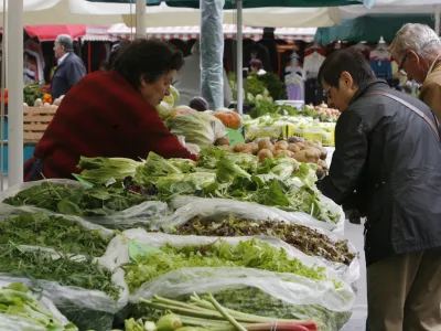 Ljubljanska tržnica - zelenjava - solata - podražitve - podražitev /FOTO: Bojan VelikonjaOPOMBA: ZA OBJAVO V ČASOPISU DNEVNIK