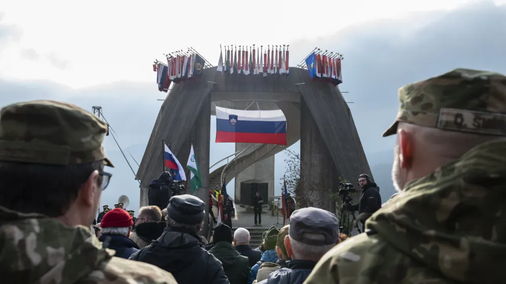 - 14.01.2024 - Dražgoše 2024 - osrednja slovesnost Po stezah partizanske Jelovice v spomin na 82. obletnico Dražgoške bitke, //FOTO: Nik Erik Neubauer