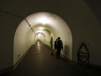 24.01.2024 - Zaklonišče Gotenica - bunker - Arhiv slovenskih filmov - Kinoteka Gotenica je naselje v občini Kočevje, v njem je do osamosvojitve delovalo najbolj varovano vojaško območje in podzemsko zaklonišče v Sloveniji.FOTO: Luka Cjuha