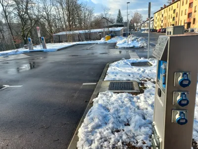 Novo postajali&scaron;če za avtodome PZA Vodovodni stolp Foto: Roman Repnik