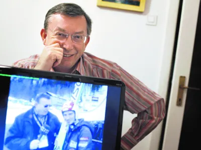 ﻿- Dr. Andrej Stare, slovenski zdravnik in športni reporter.  //FOTO: Luka Cjuha