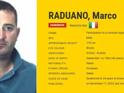 V Franciji so prijeli mafijskega šefa Marca Raduana, enega najbolj iskanih zločincev v Evropi. 