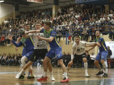 03.02.2024 - Rokomet Trimo Trebnje - Celje Pivovarna La&scaron;koFoto: Luka Cjuha