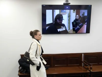 07.02.2024 - sodišče, Julija Adlešič, Sebastie AbramovFoto: Tomaž Skale