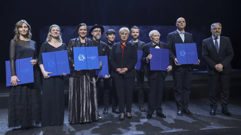 7.02.2024 - osrednja državna slovesnost na predvečer kulturnega praznika s podelitvijo Pre&scaron;ernovih nagrad in nagrad Pre&scaron;ernovega sklada, na kateri bo slavnostni govornik predsednik upravnega odbora Pre&scaron;ernovega sklada FOTO: Luka Cjuha