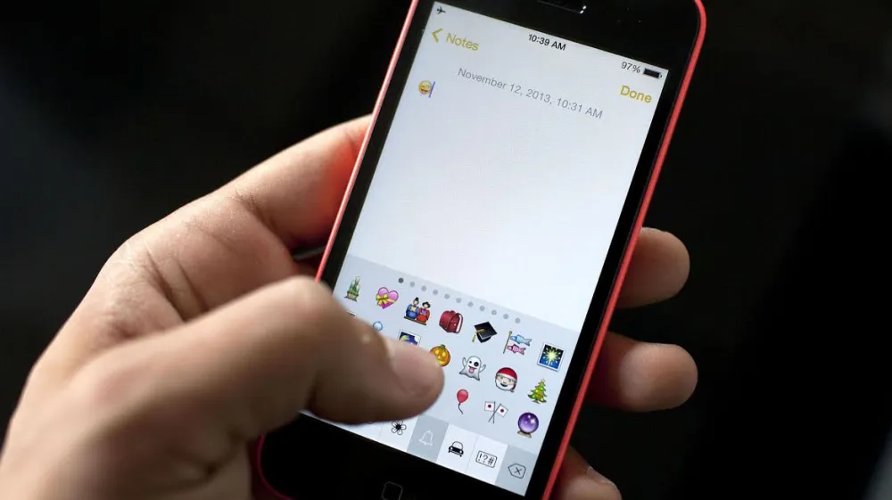 ﻿Emoji, mobitel, simbol