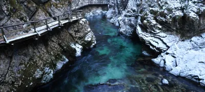 Blejski vintgar, reka Radovna