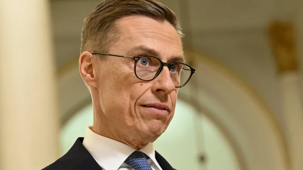 11 February 2024, Finland, Helsinki: National Coalition Party (NCP) presidential candidate Alexander Stubb attends an election night event at the Helsinki City Hall. Former conservative prime minister Alexander Stubb won Finland's run-off presidential election on Sunday, narrowly beating ex-foreign minister and Green politician Pekka Haavisto for the post that wields significant power in foreign policy. Photo: Heikki Saukkomaa/Lehtikuva/dpa