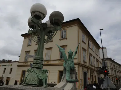 12.2.2024 - Zmajski most - Zmaj - umazane lučiFOTO: Luka Cjuha