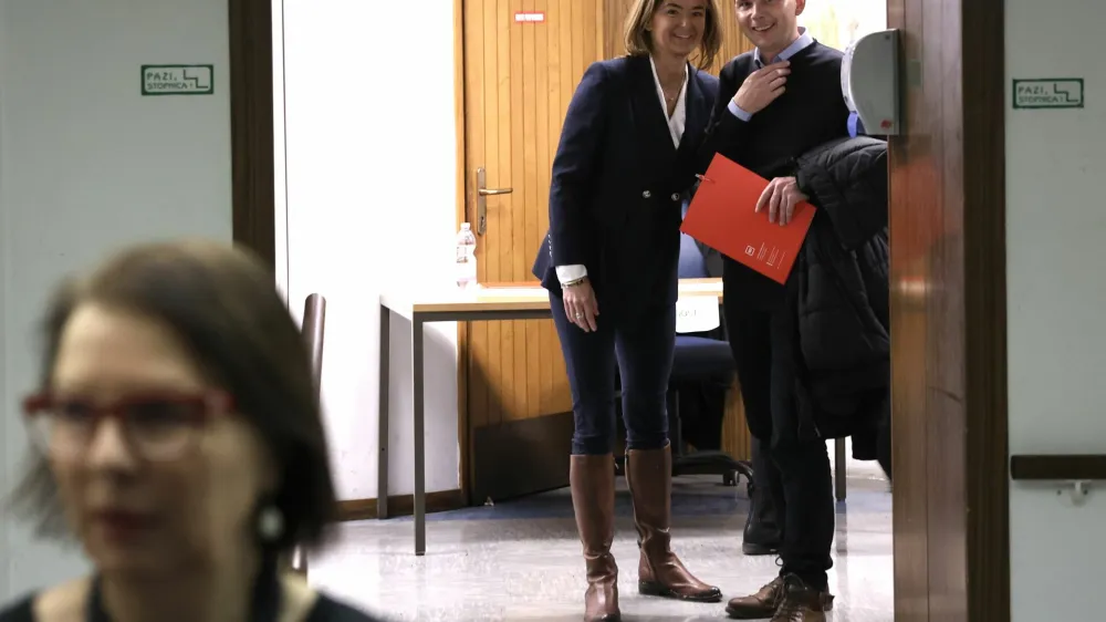 Konferenca SD, februar 2024 -Tanja Fajon, Dejan Levanič