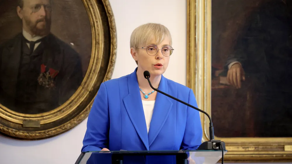 Ljubljana, Slovenska matica.<br>Osrednja slavnostna akademija ob 160-letnici Slovenske matice, slavnostna govornica je bila predsednica republike Natasa Pirc Musar.