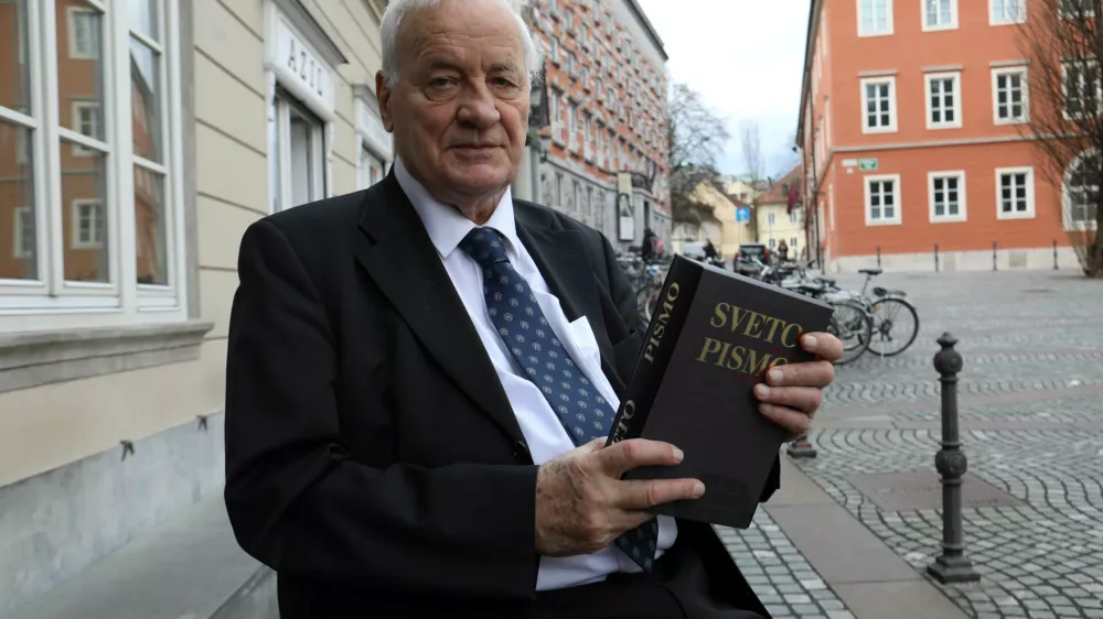 12.03.2024 - Jože Krašovec, prevod Svetega pismaFoto: Tomaž Skale