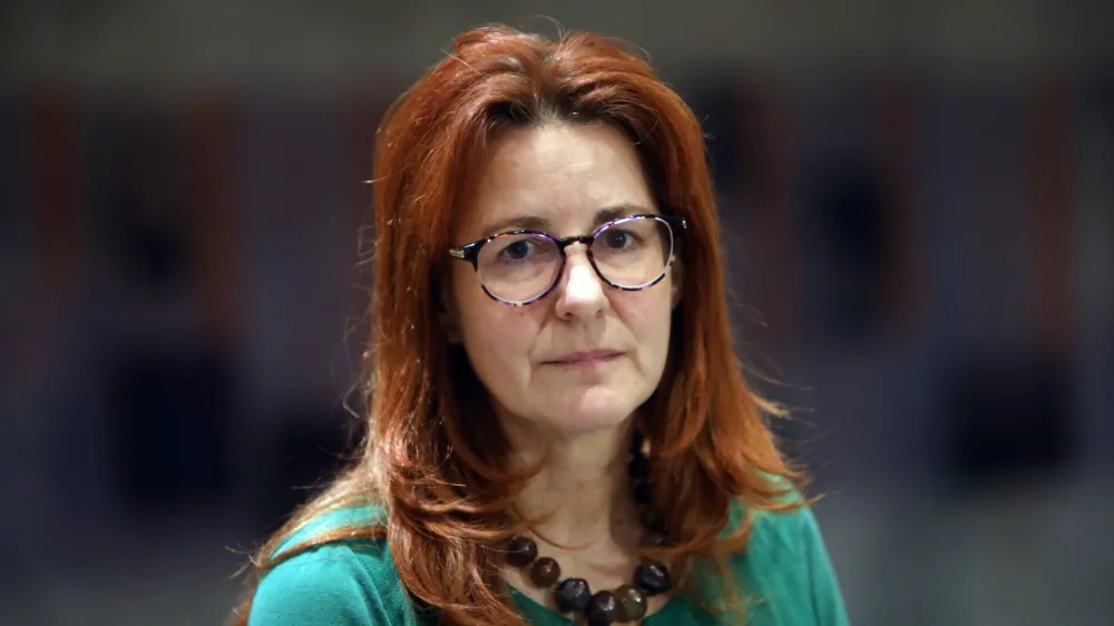 Andreja Katič, kandidatka za ministrico za pravosodje- 01.03.2024 - Odbor DZ za pravosodje - predstavitev kandidatke za ministrico za pravosodje Andreje Katič pred odborom DZ za pravosodje//FOTO: Tomaž Skale