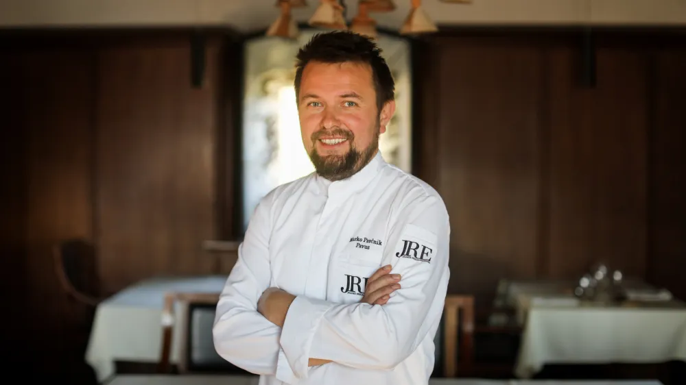 Marko Pavčnik, kuharski mojster - chef leta 2022 po izboru Gault&Millau Slovenija - 23.03.2022 - Restavracija Pavus - Grad Laško, Cesta na Svetino 23, Laško //FOTO: Bojan Velikonja