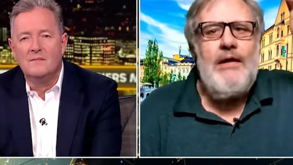 Slavoj Žižek je bil gost pri Piersu Morganu.