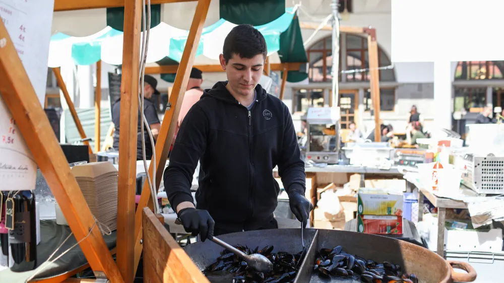 22.03.2024. Odprta kuhna, osrednji tedenski kulinarični dogodek v Ljubljani je ponovno odprl vrata v letu 2024. Foto: Bojan Velikonja