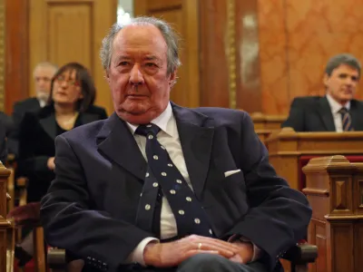 prejemnik častnega doktorata Igor Ozim  slavnostna seja Senata Univerze v Ljubljani v okviru tedna Univerze v Ljubljani, - podelitev častnih nazivov, ///FOTO: Luka Cjuha