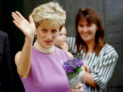 ** FILE **  Diana, Princess of Wales waves to the crowd as she leaves the Victor Chang Cardiac Research Institute in Sydney Australia, in this Friday, November 1, 1996 file photo. Friday Aug. 31, 2007 marks the 10th anniversary of Princess Diana's death in a Paris car crash. (AP Photo/Rick Rycroft)