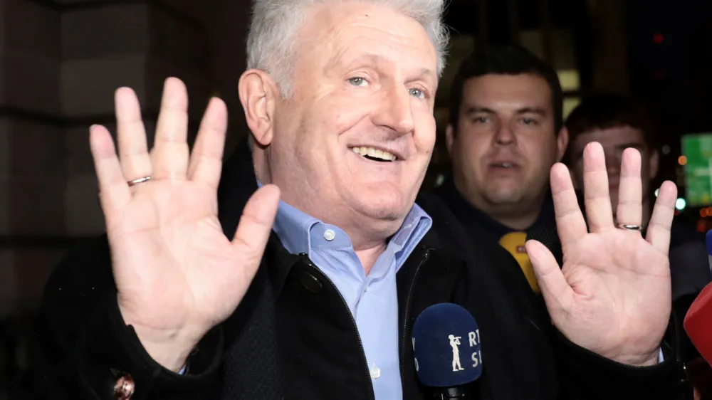 ﻿Agrokorâ€™s owner Ivica Todoric, leaves Westminster Magistrates Court in London, Britain November 7, 2017. REUTERS/Simon Dawson