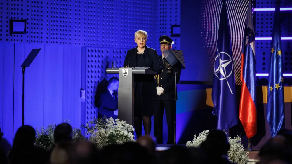 Državna proslava ob 20-letnici članstva Slovenije v Natu.