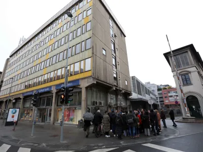 25.03.2024 - vodstvo po arhitektekturni dediščini, Dnevnik, tiskarna, Ljudska pravica in KanarčekErvin Hladnik MilharčičFoto: Tomaž Skale