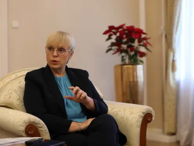 - 22.12.2023 - Nataša Pirc Musar, novinarka in političarka, predsednica Republike Slovenije od 23. decembra 2022//FOTO: Tomaž SkaleOPOMBA: DNEVNIKOV OBJEKTIV - INTERVJU 2023