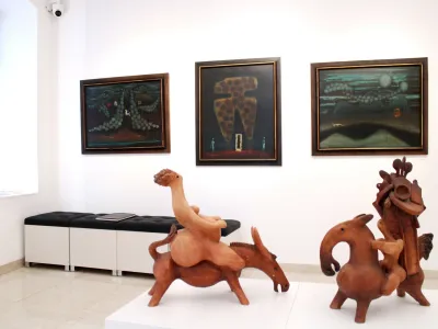 Razstava Izidorja Urbančiča v Galeriji Hest Foto: Galerija Hest