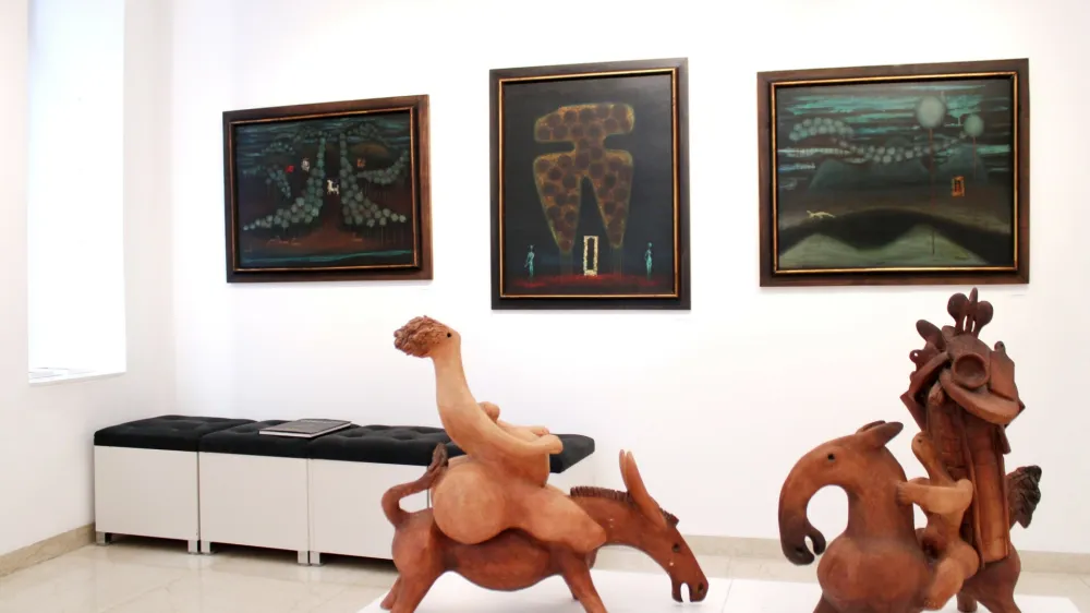 Razstava Izidorja Urbančiča v Galeriji Hest Foto: Galerija Hest