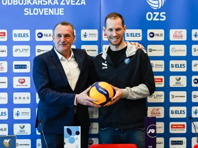 Metod RopretTine Urnaut- 4.04.2024 – novinarska konference Odbojkarske zveze Slovenije //FOTO: Nik Erik Neubauer