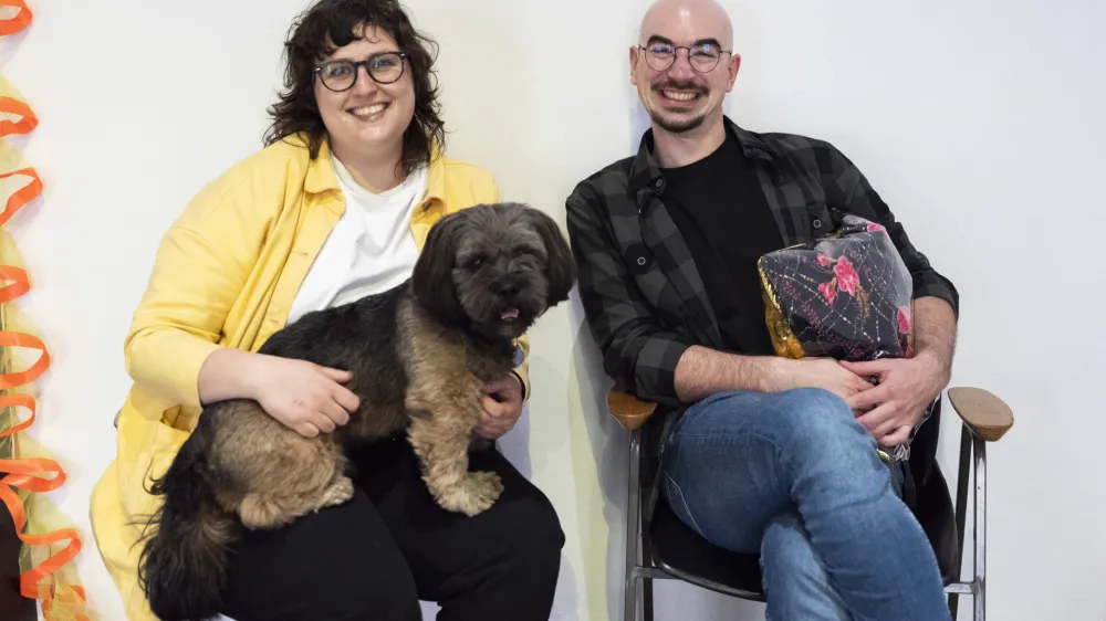 - 8.04.2024 – Tia Čiček, Jernej Škof - Galerija ŠKUC//FOTO: Nik Erik Neubauer 