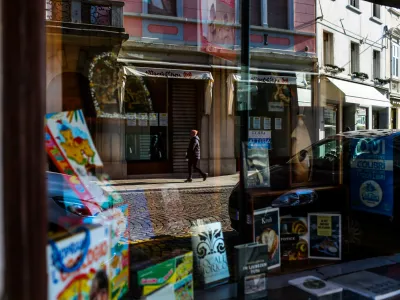 ﻿Gorica, Italija, Katoliška knjigarna v Gorici-- 21.01.2020 – Zamejski Slovenci v Italiji in Italijanska narodna skupnost oziroma italijanska manjšina v Sloveniji – zamejstvo - zamejci<br><br><br><br>//FOTO: Bojan Velikonja<br>OPOMBA: REPORTAŽA O MANJŠINAH ZA OBJEKTIV 2020