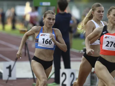 Maruša Mišmaš Zrimšek tek 8oom9.7.2023 - Atletika - Državno prvenstvo v atletiki Velenje - atletska zveza slovenijeFOTO: Luka Cjuha