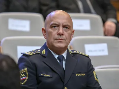 v. d. generalnega direktorja policije Boštjan Lindav- 23.12.2022 - Dan samostojnost in enotnosti 2022 - osrednja državna slovesnost - proslava //FOTO: Luka Cjuha