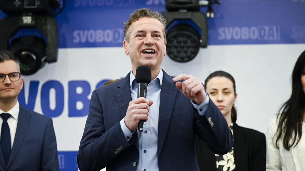 Gibanje SvobodaRobert Golob- 6.04.2024 – 1. festival SVOBODE, Zbilje.  //FOTO: Nik Erik Neubauer