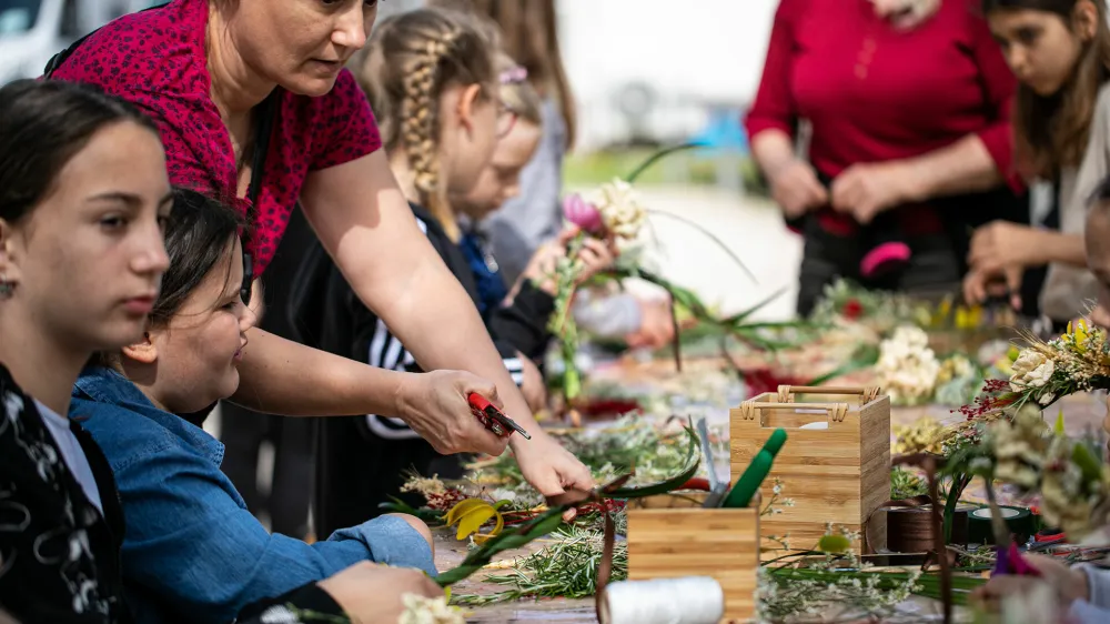 Festival cvetja TZ Opčina Ba&scaron;ka