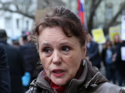 ﻿Draga Potočnjak, sestra Emilije Mrlak, avtorica knjige Skrito povelje<br>Foto: Tomaž Skale