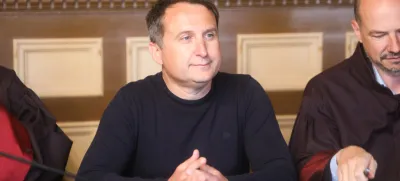 Obtoženi Igor Velov. 19.04.2024. Sojenje obtožen emu jemanja podkupnine Igorju Velovu. Foto: Bojan Velikonja