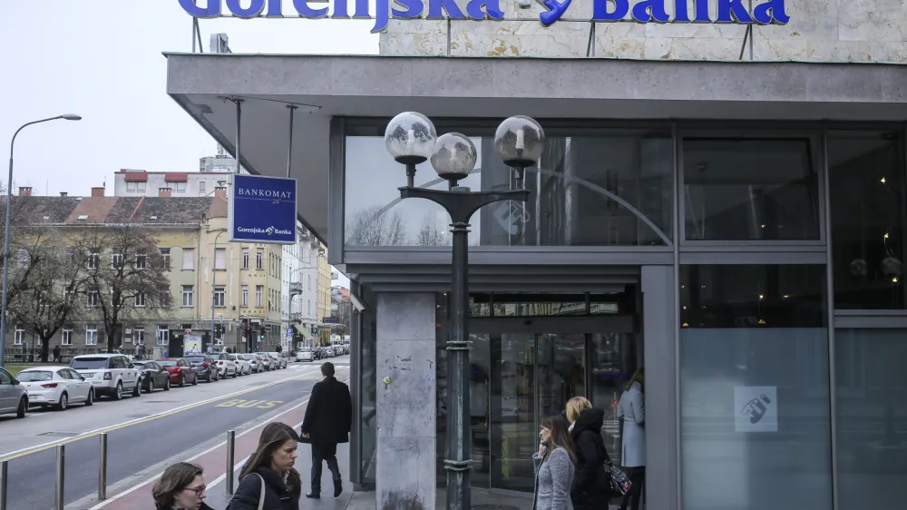 ﻿- 25.02.2015 - Simbolična fotografija - Gorenjska Banka, poslovalnica Center - Dalmatinova ulica 4 v Ljubljani, dokapitalizacija banke, bančna kriza - stavba      //FOTO: Jaka Gasar
