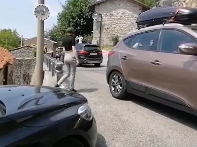 Prometni zastoj Podpeč, zaledje Kopra, turizem, prometna navigacija