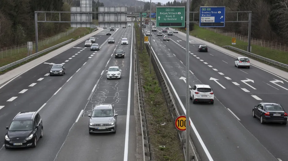 - 29.03. 2024 - kolone, zastoji, zgo&scaron;čen promet, obvoznica //FOTO: Jaka Gasar
