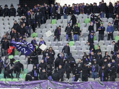 Viole- 17. 04. 2024 - nogomet - 1.SNL - Olimpija: Maribor //FOTO: Jaka Gasar