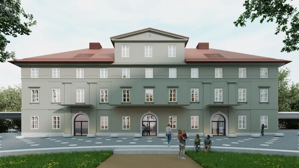 Izbrani izvajalec bi po sklenitvi pogodbe lahko takoj začel gradbena dela, saj je občina gradbeno dovoljenje pridobila že lani. Vir: Scapelab