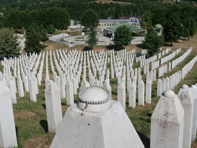 Bosna in Hercegovina, Srebrenica, Spominski center Potočari. Foto: Tatjana Pihlar 
