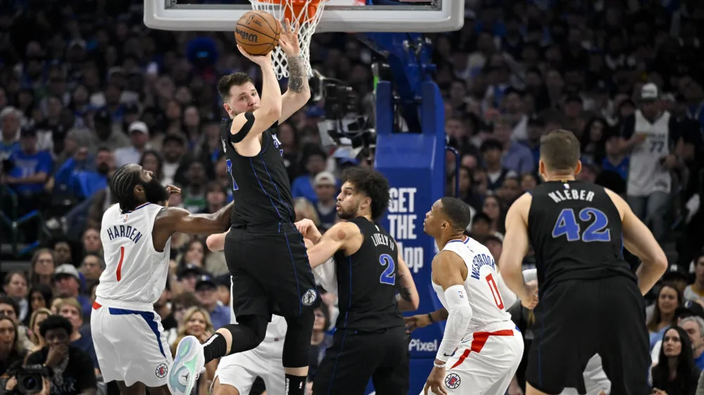 Luka Dončić je bil najboljši posameznik Dallasa v seriji proti LA Clippers.
  