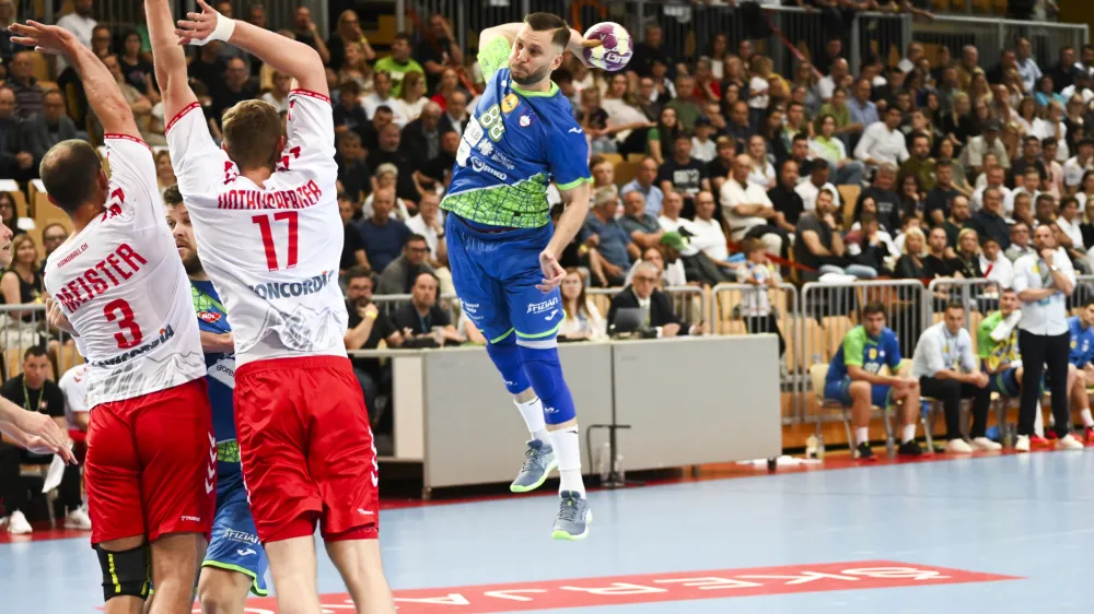 Aleks Vlah 09.05.2024 - SLOVENIJA:ŠVICA, kvalifikacijska tekma za svetovno prvenstvo v rokometu, Koper, Slovenija