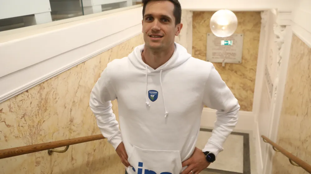 Gregor Ropret13.05.2024 - novinarska konferenca Odbojkarske zveze Slovenije pred začetkom svetovne lige narodovFOTO: Luka Cjuha