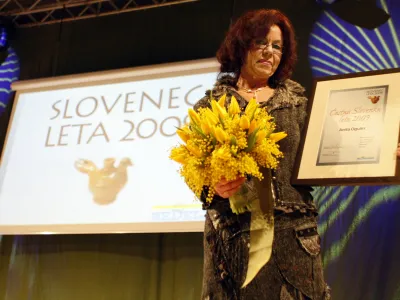 Anita Ogulin- Prireditev Nedeljskega: Slovenec leta 2009FOTO: JAKA GASAR / NEDELJSKI