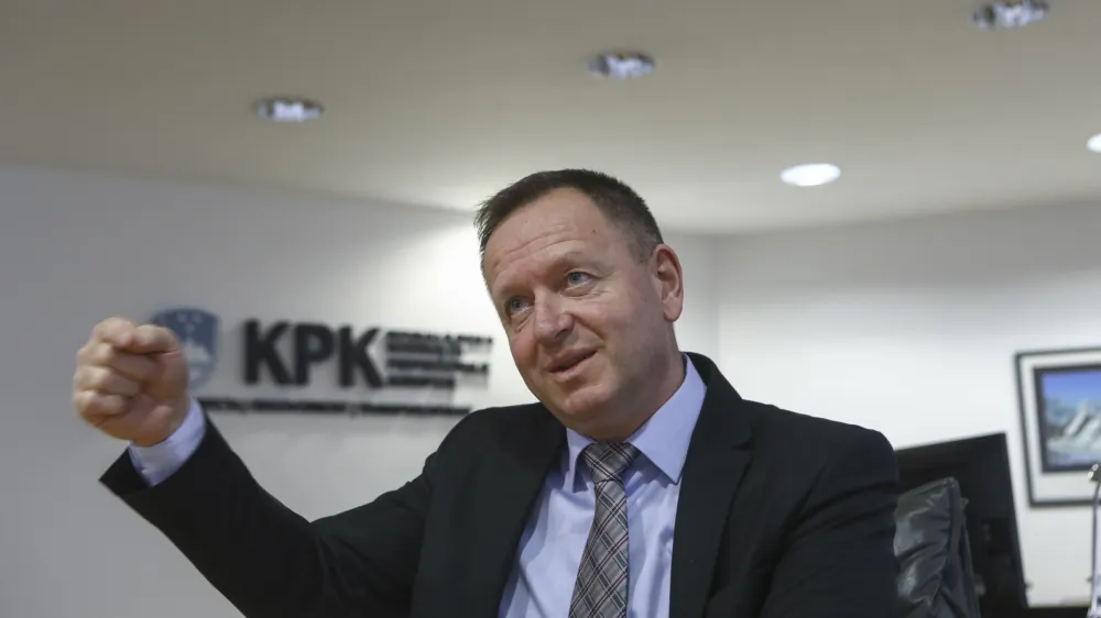 - 28.11.2023 - Predsednik Komisije za preprečevanje korupcije KPK dr. Robert Šumi //FOTO: Luka Cjuha